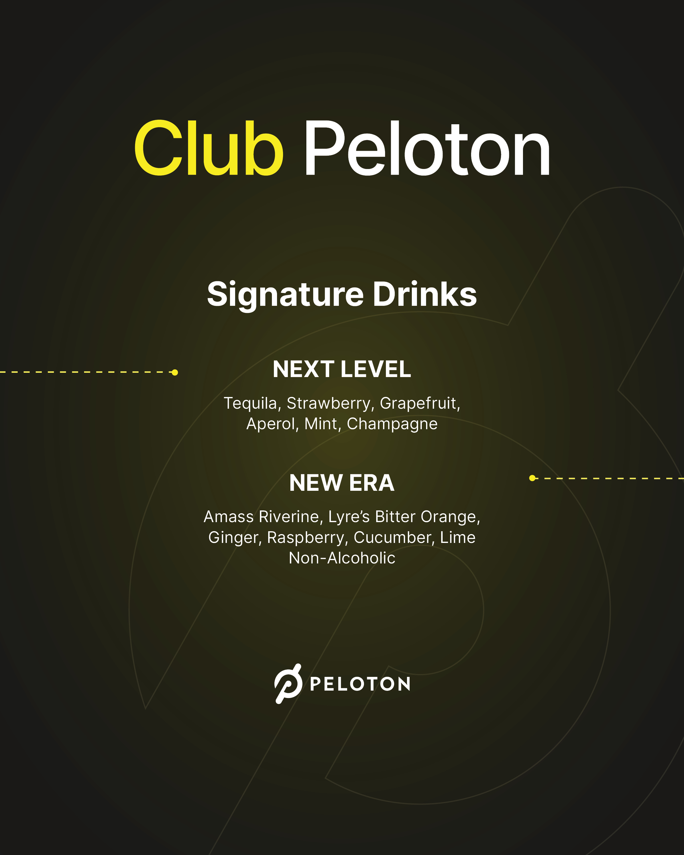 Signature drinks — Next Level & New Era